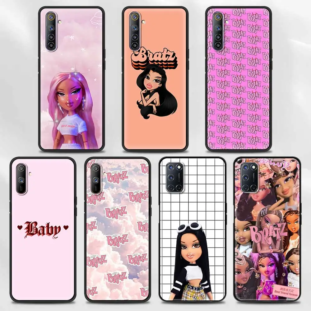 

Case For Realme V15 V13 GT Neo C25 C21 C20 C15 C11 C3 6 7 8 Pro 7i X50 5G X50Pro5G Q2 Pro Q2i Cover Riccu Fashion Bratz Painted