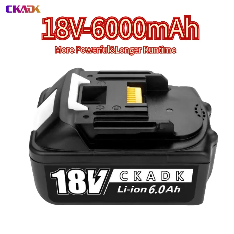 С Зарядное устройство BL1860 Перезаряжаемые Batteries18V 6000 мА/ч литий ионный аккумулятор