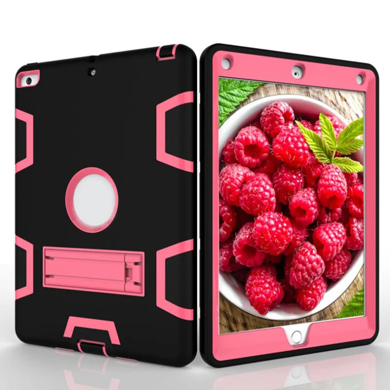 Новый Ударопрочный резиновый чехол с твердой подставкой для Ipad 2/3/4