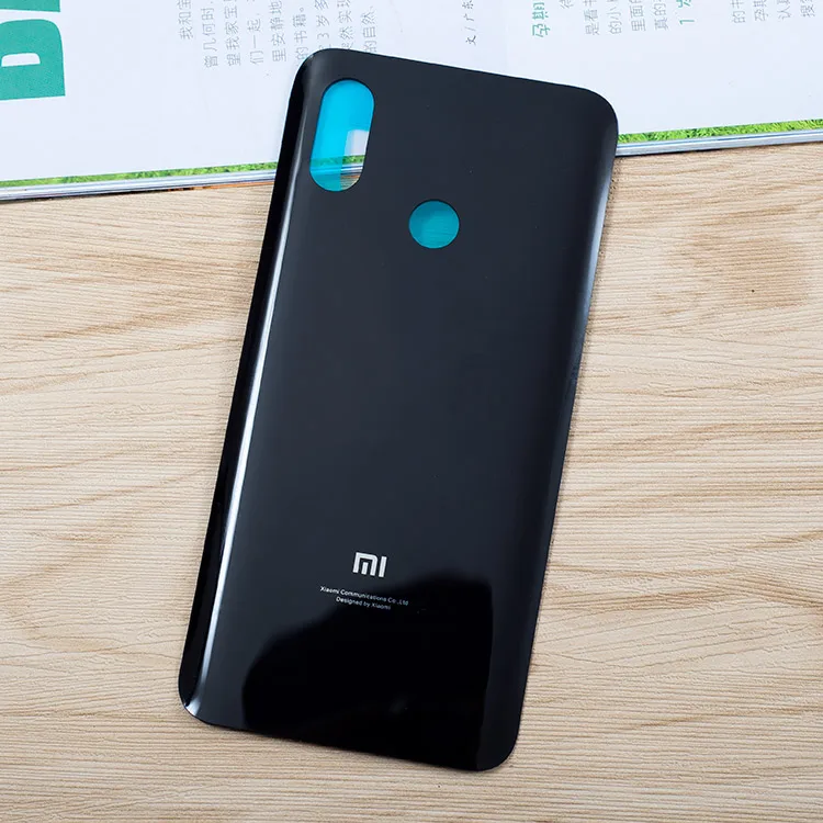 xiaomi mi 8 mi 8 Задняя стеклянная крышка батарейного отсека задняя дверь Корпус чехол mi 8 панель Замена для xiaomi mi 8 с логотипом