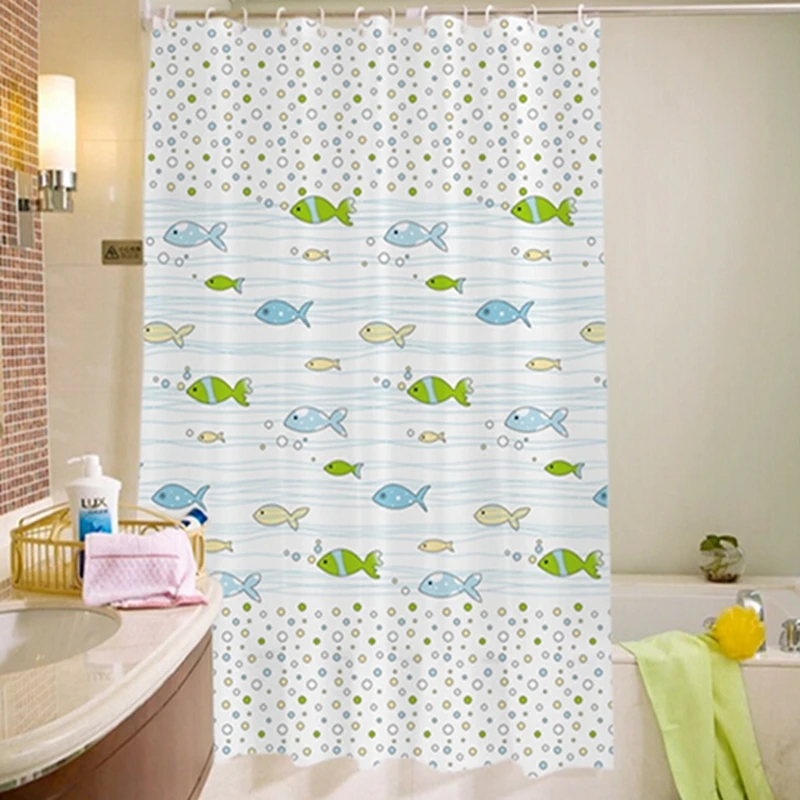 Занавеска для душа водонепроницаемая перегородка ванной комнаты с защитой от