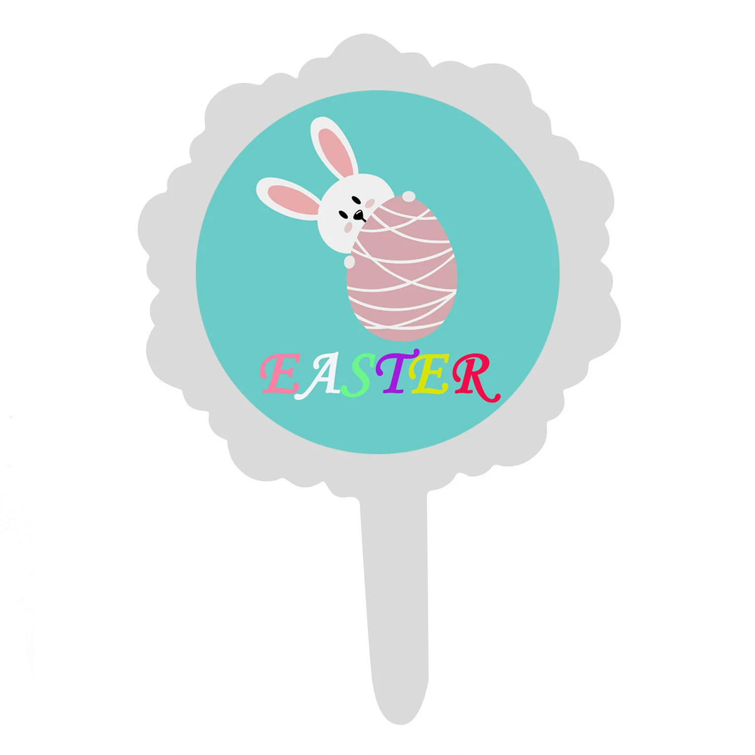 6 шт./лот DIY милый мультяшный Кролик Торт Стикер Декор мороженое кекс топперы