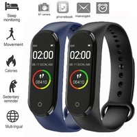 smart portable new m4 fashion watch heart rate monitor for men and women monitoring information reminder sports tracker bracelet