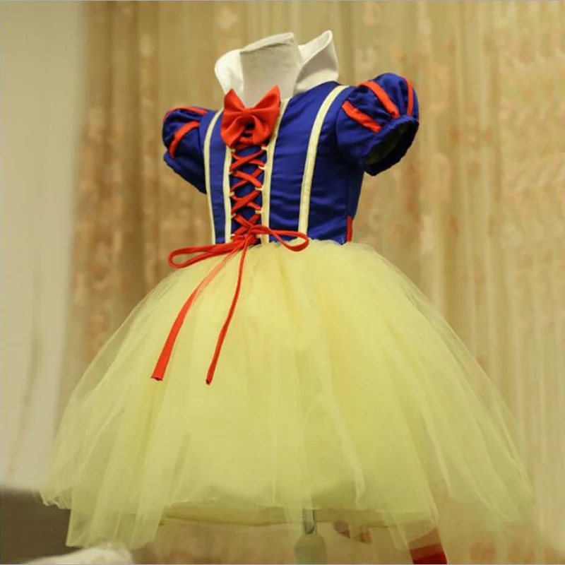 Детское платье Белоснежки для девочек модные рождественские костюмы косплей