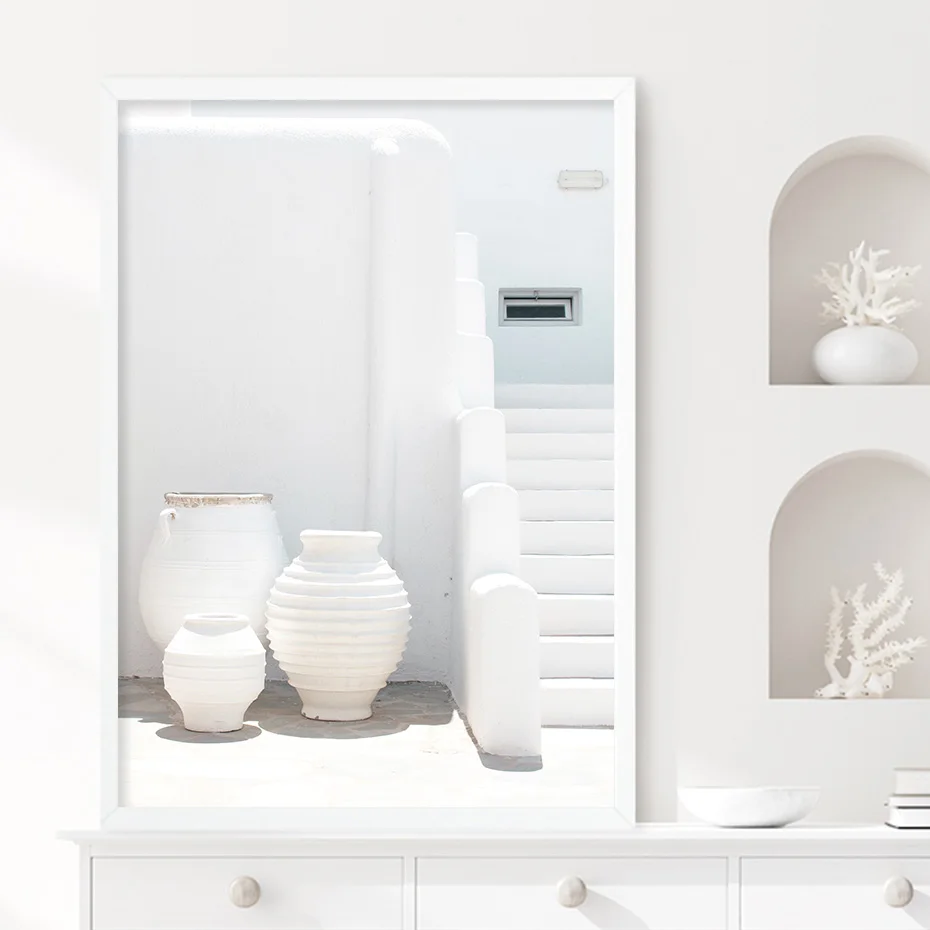 Воздушные шары в богемном стиле рисунок на холсте виде пейзажа с горячим