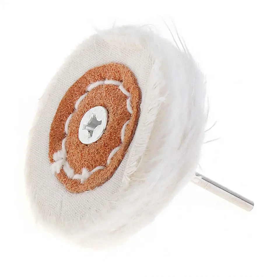 

2 Inch T-shapedCloth Polishing Wheel Flannel Polishing Buffer Cotton Pad with Shank Diameter for Surface Polishing / Grinding