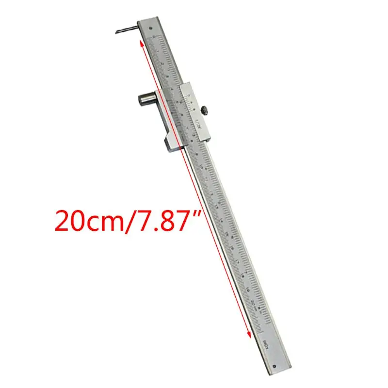 0-200mm Marking Vernier Caliper With Carbide Scriber needle Parallel Hot | Инструменты