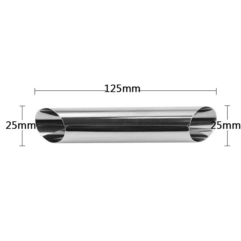 125x25mm Hifuar 5 шт./компл. крем Рог формы Нержавеющая сталь DIY конусы для выпечки спиральных круассан трубы Рог печенье рулет формы для пирожных - Цвет: 125x25mm