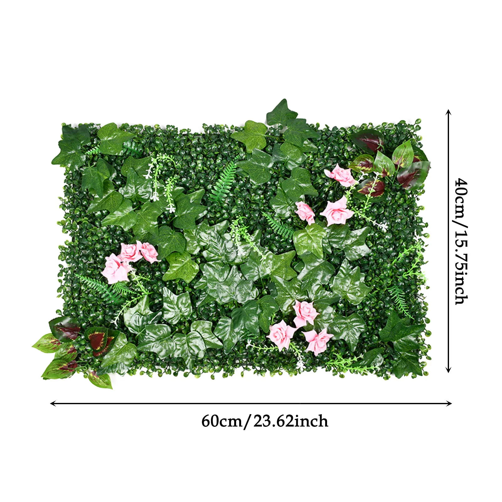 

40x60cm Artificial Plant Panels Privacy Hedge Screen For Walls Fences Realistic Artificial Plant Wall Outdoor Garden Decor