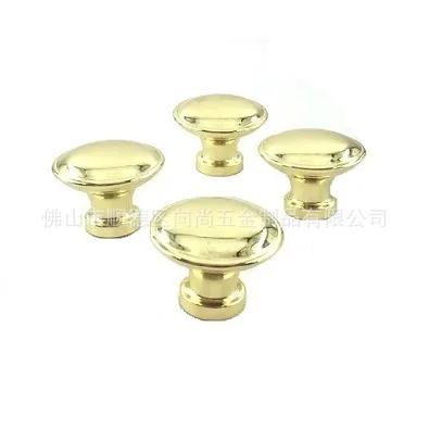 

2pcs Zinc Alloy Handle Bright Gold Spherical Handle Cabinet Handle
