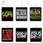 SOMESOOR феноменальные черные женские высказки, принт допинг, деревянные висячие серьги с Иисусом, Бог хорошего вдохновения, висячие украшения для женщин, подарок