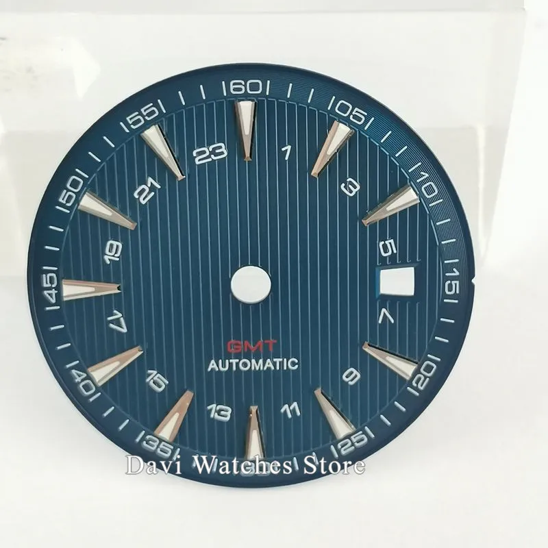 31 мм Bliger/стерильные детали циферблата черный/синий/белый циферблат подходящий