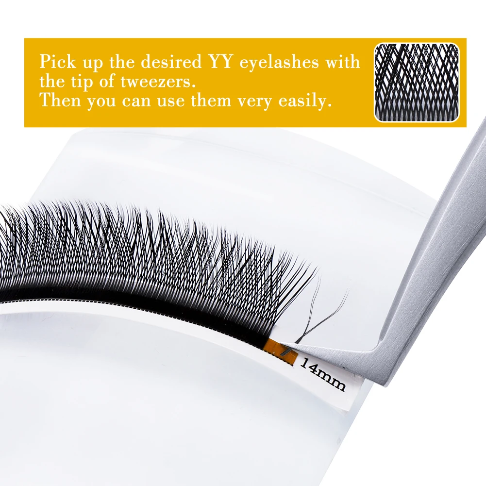 YY образные ресницы для наращивания из искусственной норки натуральные мягкие
