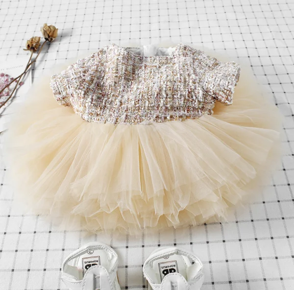 Кружевное платье для девочек в дворцовом стиле коллекция 2020 года летнее