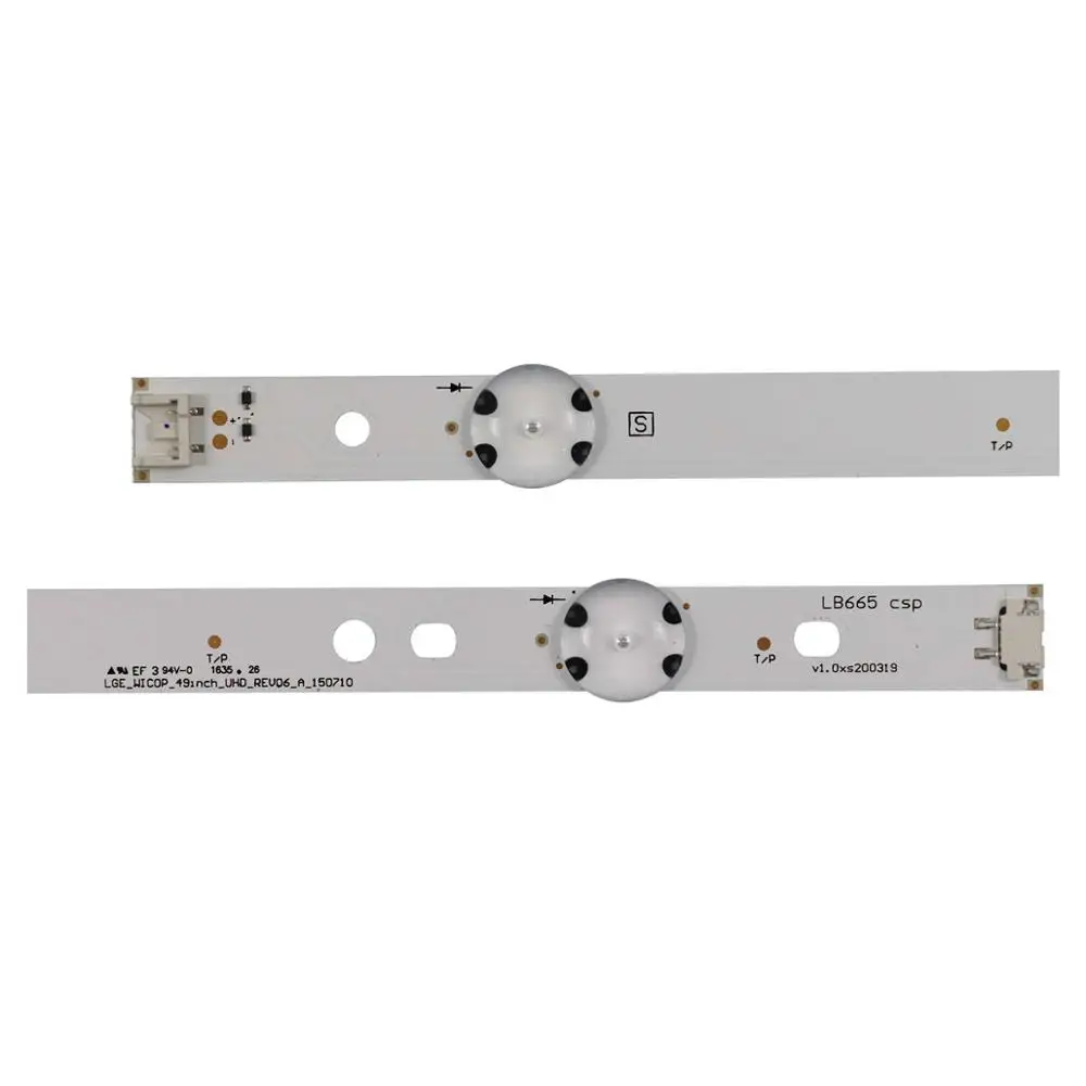 Светодиодная лента для подсветки LG Innotek 9 ламп 49 дюймов FHD A/B тип NC490DUE 49LX300C 1/2 5 4