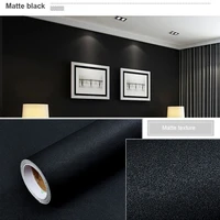 classic diy solid color wallpapers waterproof and moisture proof stickers bedroom living room self adhesive matte wall stickers