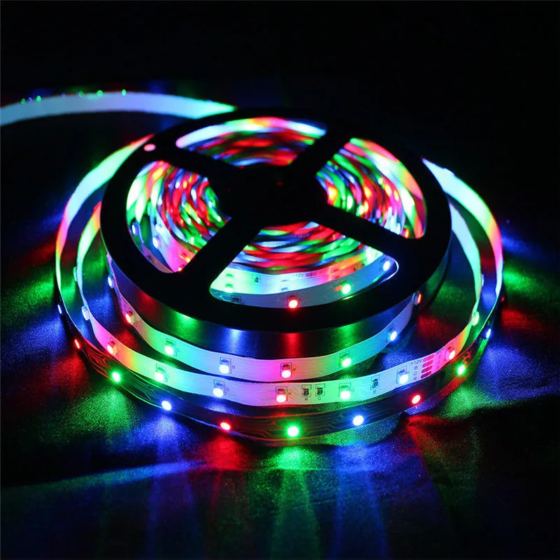 5M цветная (RGB) светодиодная лента SMD гибкая светильник полосы лампы A + 44-клавишный