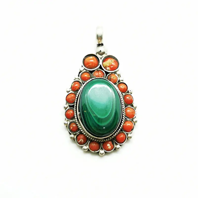 Тибетские Ювелирные Подвески Медная Инкрустация Натуральный Камень Сова много