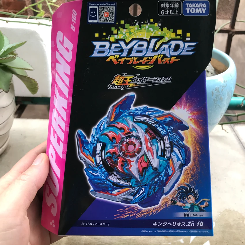 Новинка 2020 Takara Tomy BEYBLADES BURST супер король брикетик KING HELIOS Zn 1B BAYBLADE коллекционные