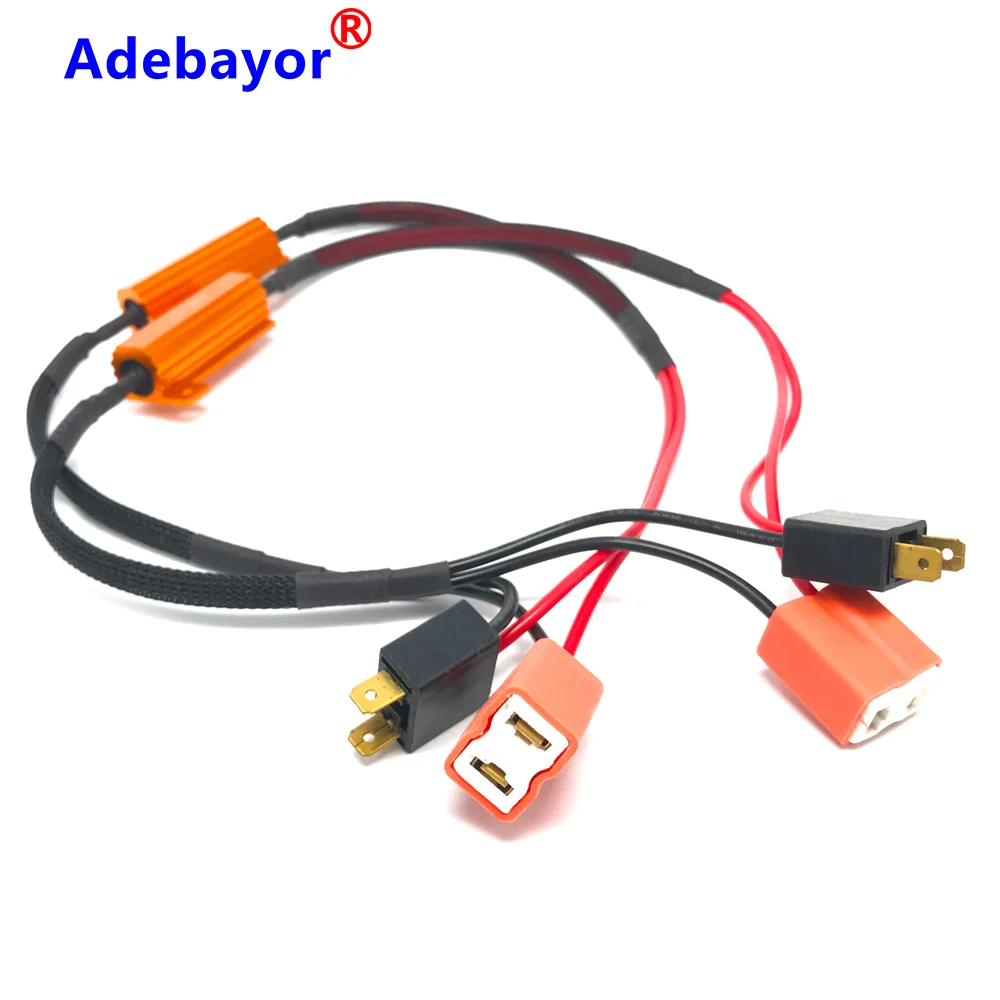 2 шт. H7 50 Вт 6Ohm автомобильный LED DRL противотуманный поворот одиночный нагрузочный