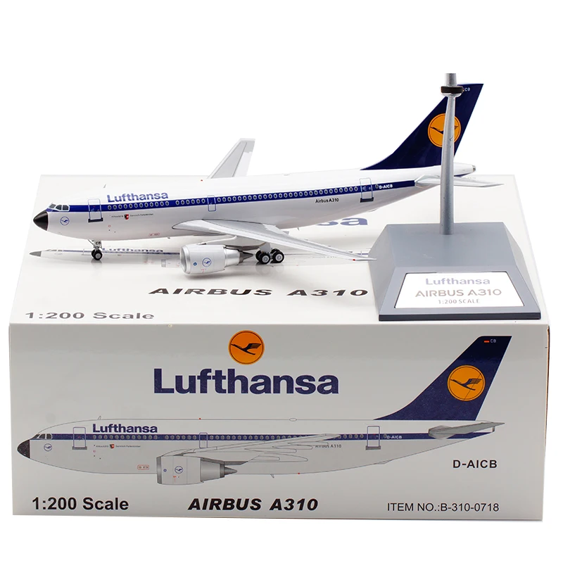 

Модель самолета A310 в масштабе 1:200, модель самолета из сплава