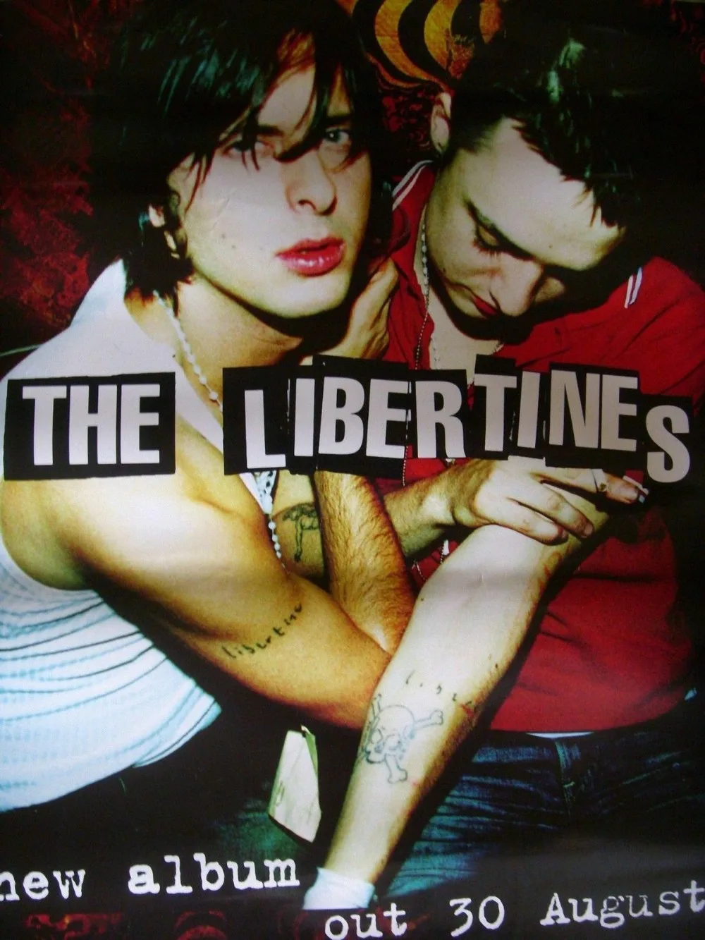 Шелковый постер LIBERTINES Настенная картина 24x36 дюймов | Дом и сад