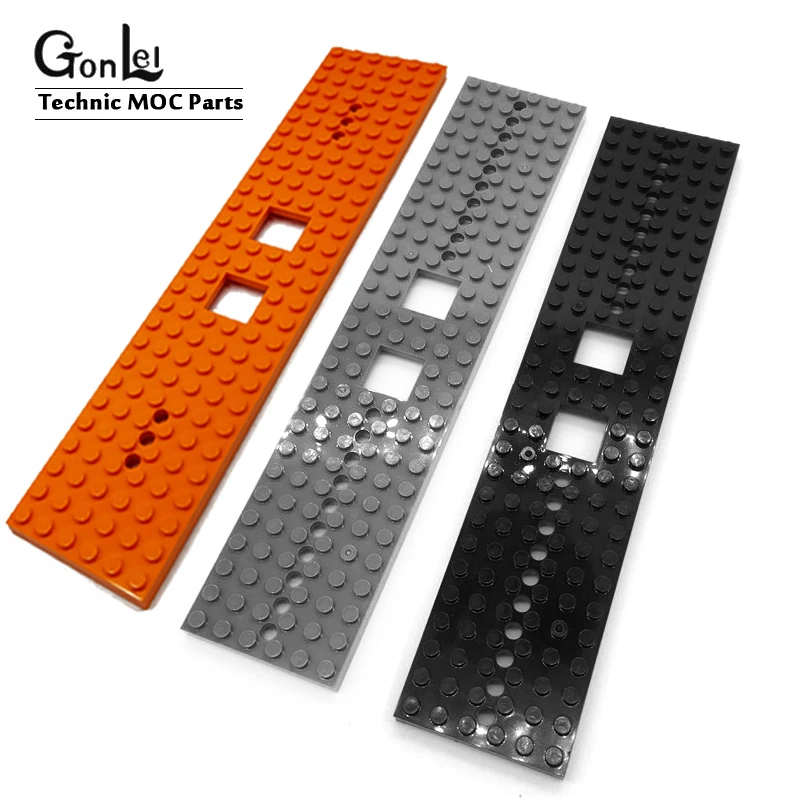 Базовая пластина MOC для поезда грузовика 6x28 детали строительных блоков