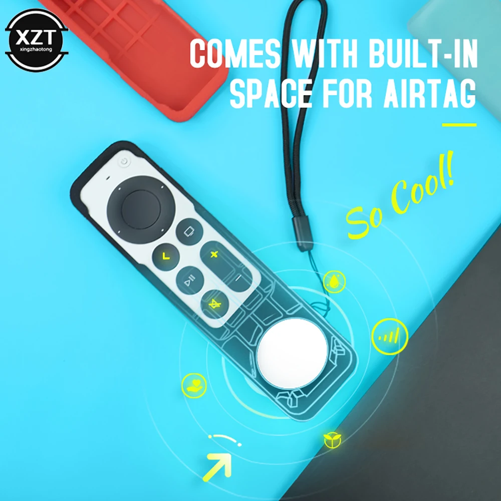 Силиконовый защитный чехол для пульта дистанционного управления Apple TV 4K