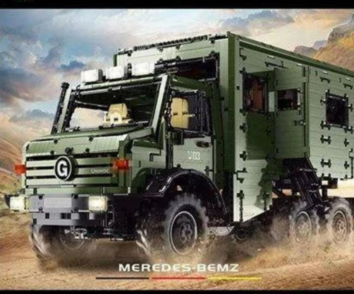 

Rael J907 Series High Tech Touring Car Unimog With Motor Building Blocks 6689pcs Bricks Education Toys