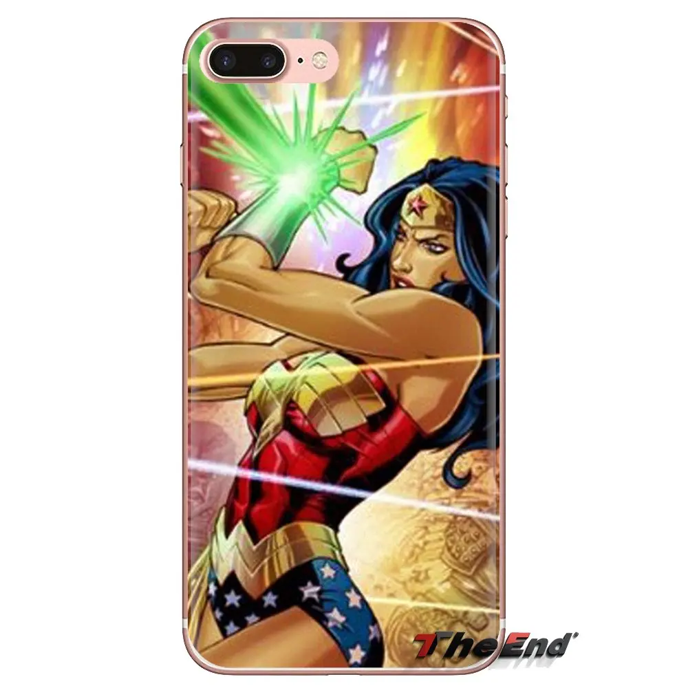 Прозрачный ТПУ чехол для женщин сексуальный чудо-женщина Xiao mi 6 A1 Max x 2 5X 6X красный