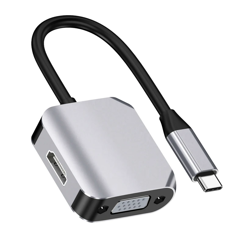 

USB-C 4K HD Type C to HDMI-Compatible VGA Converter Adapter for Pro Samsung S10 Huawei Xiaomi TV Projector