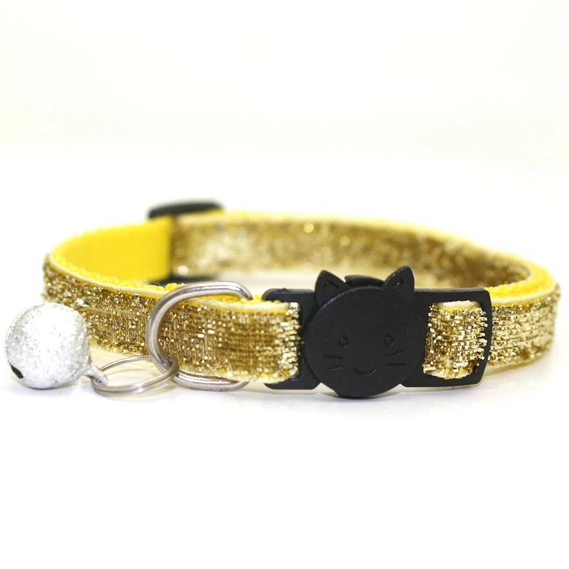 Ошейник Neko Luxuryg ошейник для кошек товары для домашних животных Kat Harnas ожерелье для домашних животных Pour Chat Hihuahua Collier блестящий ошейник для кошек - Цвет: N