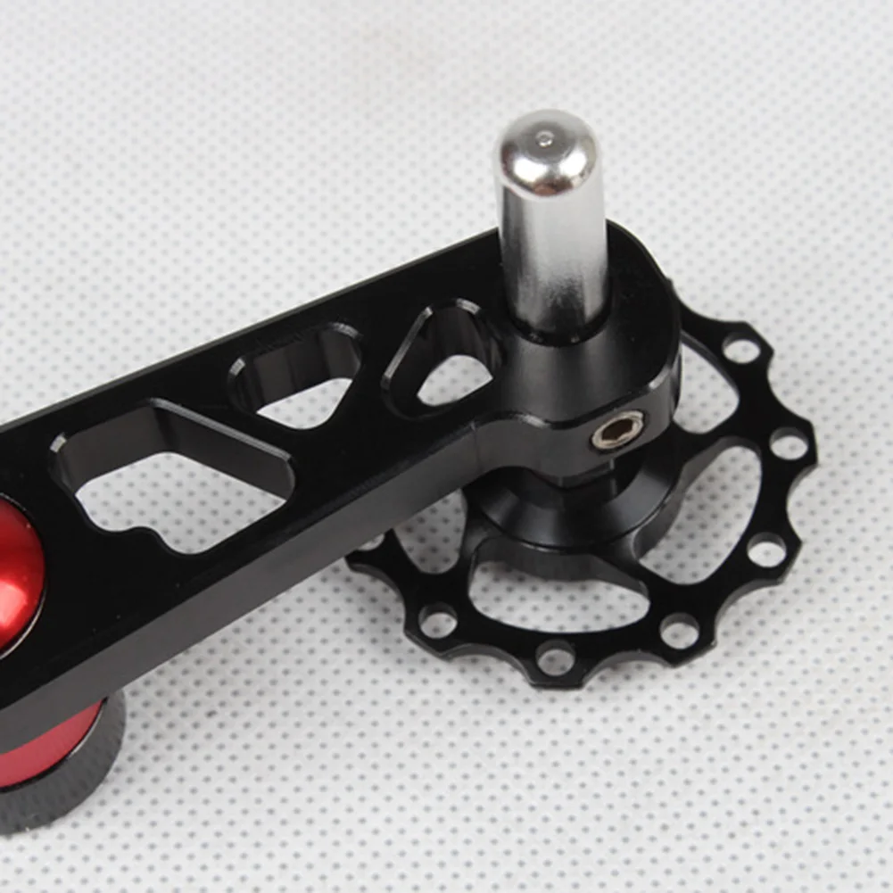 

Folding Bicycle Guide Wheel Cycling Single Speed Rear Derailleur Chain Tensioner with Sprocket Bike Chain Tensioner for Cycling