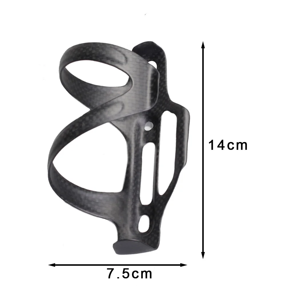 

1pcs Side Pull Bottle Cage Full Carbon Fiber Mountain Road Bike Bottle Cage Matte Stable Riding Equipment