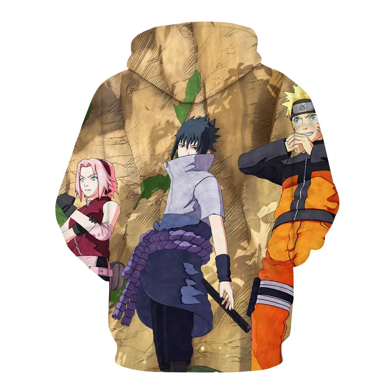 

2021 New Spring And Autumn Hoodie Street Men And Women 3D Printed Anime Pullover Harajuku Children's Cartoon Anime Jacket