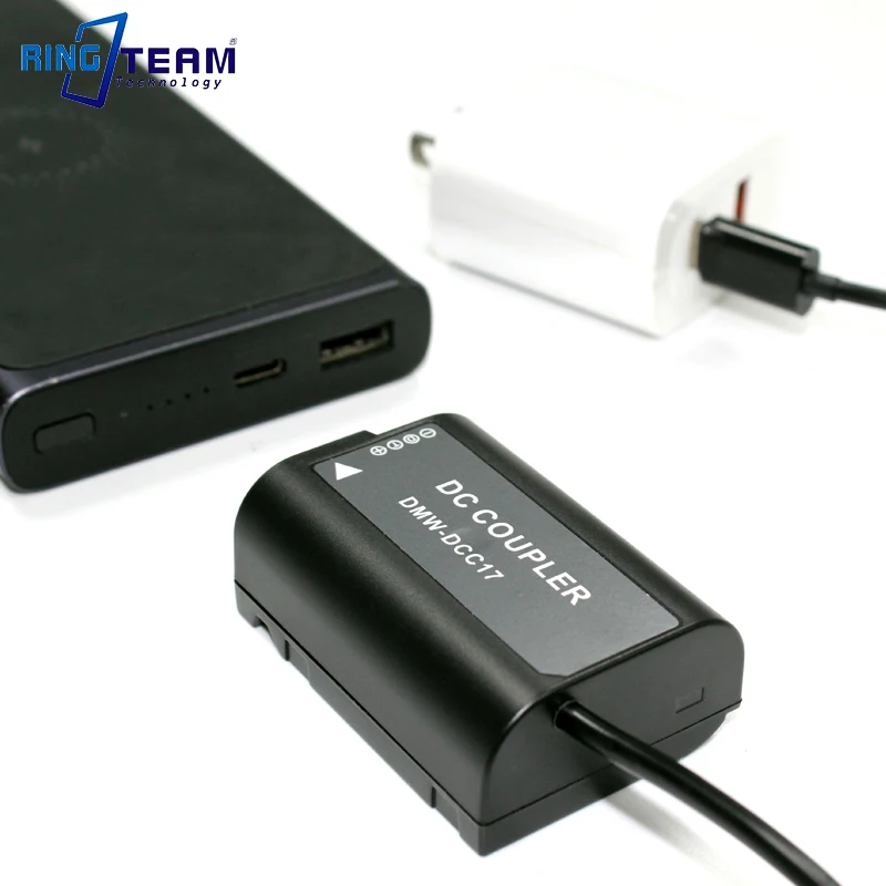 Фото Кабель-переходник типа C PD DMW-DCC17 DMW-BLK22 Манекен аккумулятора — стабильное питание для Panasonic Lumix DC-S5 DC-S5K №3