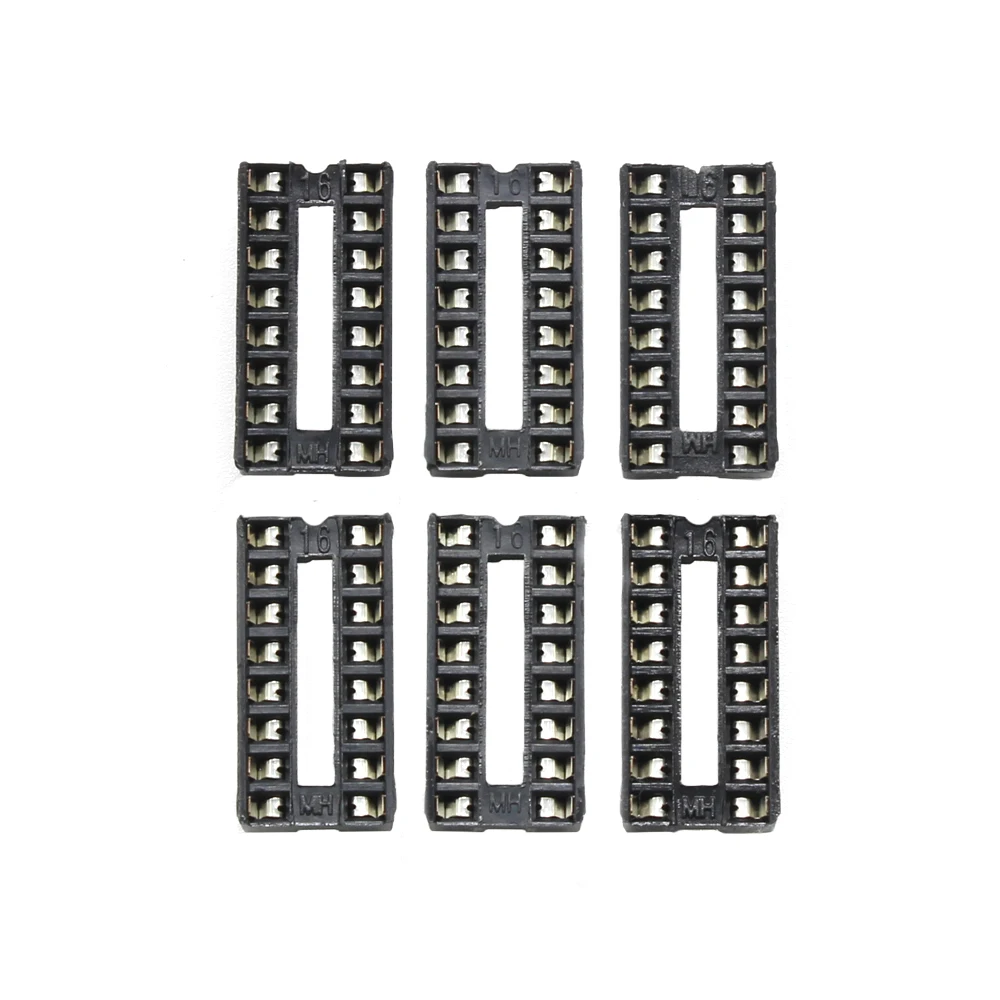 66 шт./лот DIP IC Разъемы адаптер тип пайки набор разъемов 6 8 14 16 18 20 24 28 контактов для