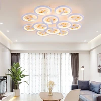 new living room lamp household led crystal ceiling lamp round bedroom dining room lamps ultra thin led ceiling lighting ceiling
