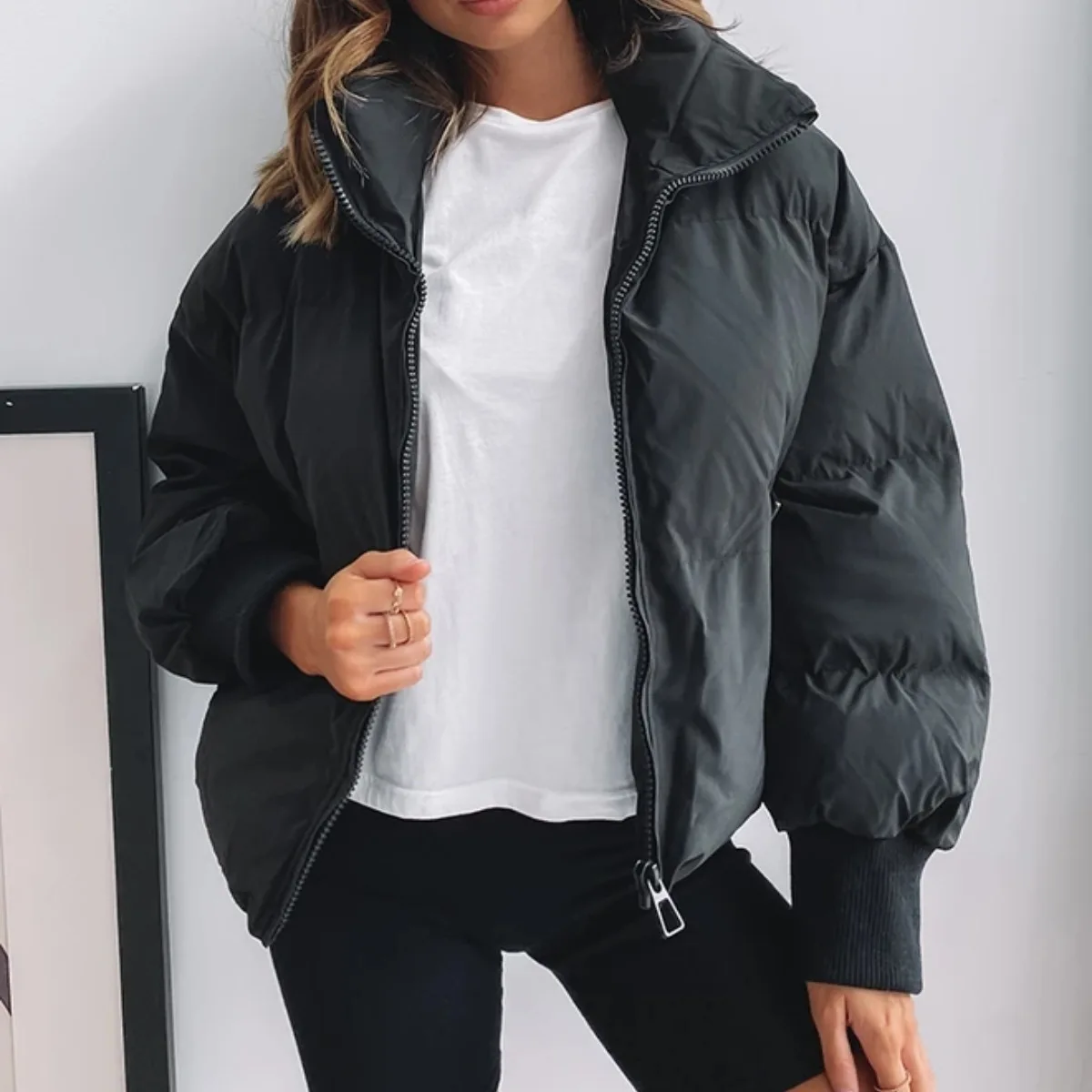 

available! new The new women's autumn/winter 2020 European and American fashion movement cotton-padded clothes coat