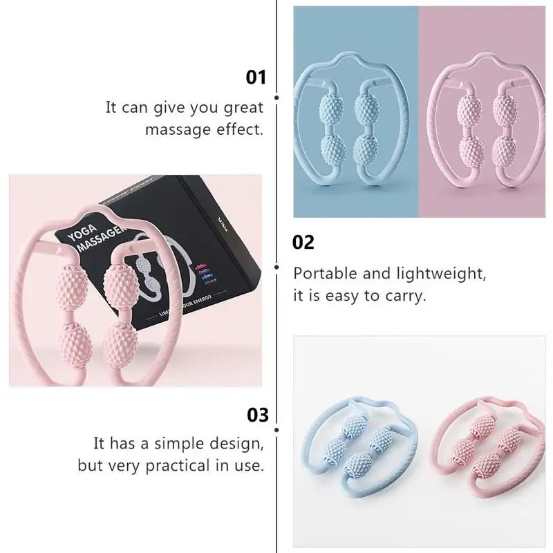 

1pc Leg Massager Yoga Four Wheel Massager Yoga Massager Massaging Supplies