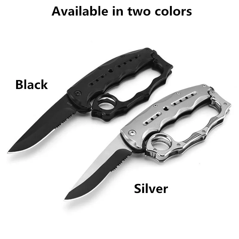 Black XLTOWN складной маленький нож многофункциональная форма перчаток Открытый нож Походный инструмент для самозащиты нож из нержавеющей стали - Цвет: Black