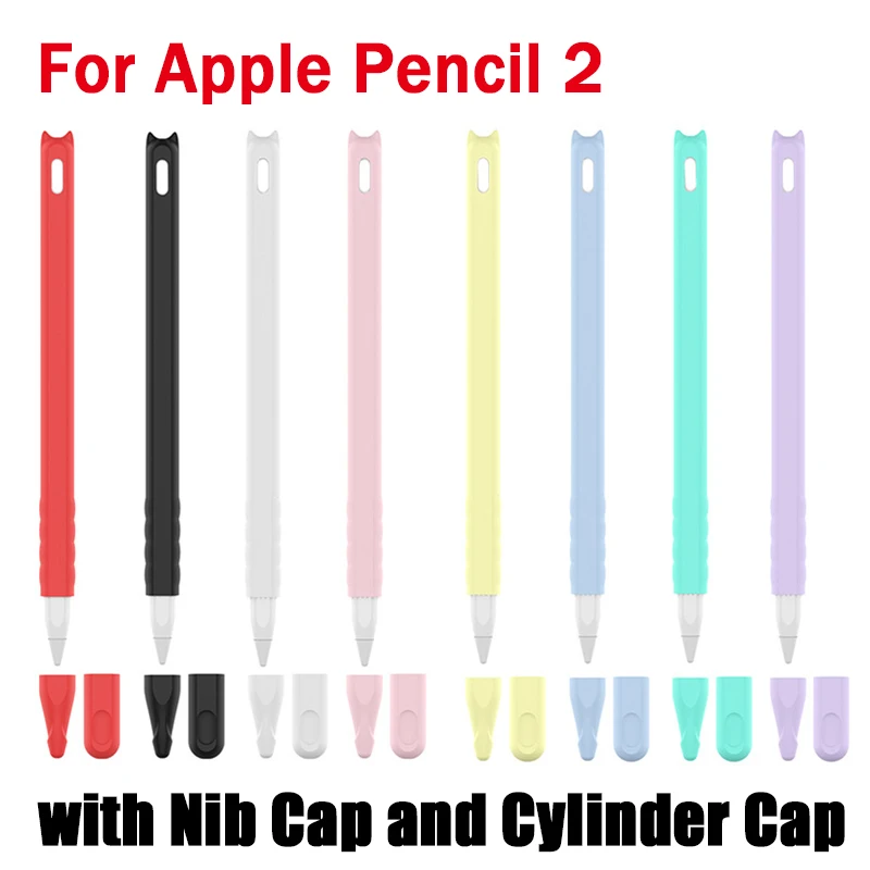 

Для iPad карандаш для iPad Air 2 силиконовая Защитный чехол с пера колпачок и крышки цилиндра, стилус для сенсорного экрана, чехол со стилусом чехо...
