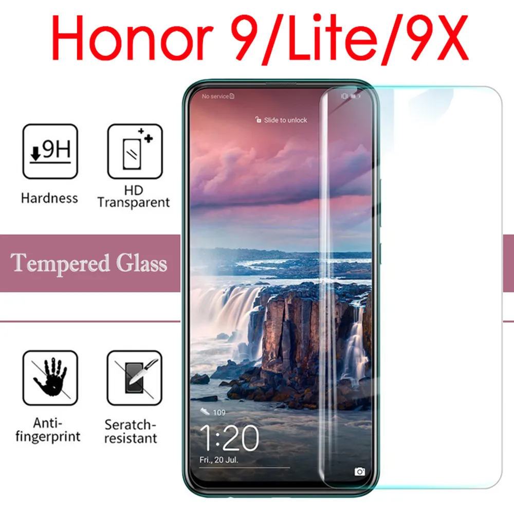 2 шт. honor 9 светильник Защитное стекло для huawei lite 9X безопасная защита экрана на X X9