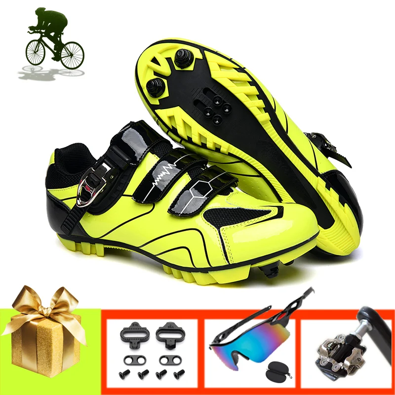 MTB Cycling Shoes Men Breathable Self-locking Sapatilha Ciclismo Mtb SPD Pedals Outdooe Sports Racing Mountain Bike Sneakers