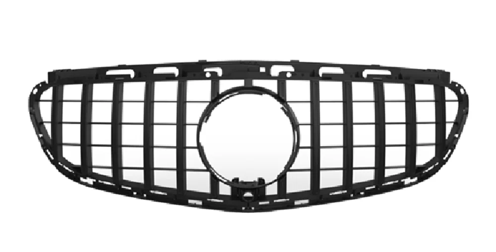 

GT R Panamericana Front Hood Grill Grille For Mercedes-Benz E Class W212 2014-2016 Black