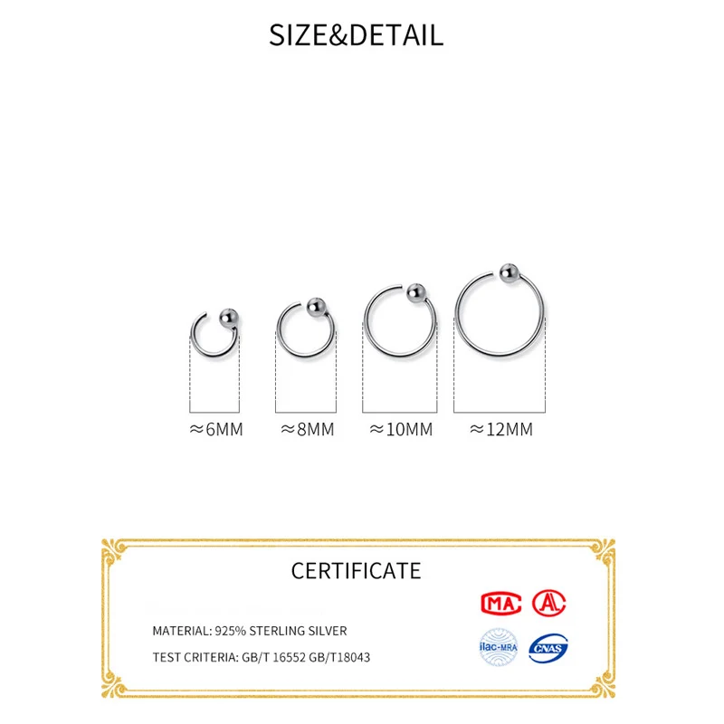Женские серьги-кольца из серебра 925 пробы | Украшения и аксессуары