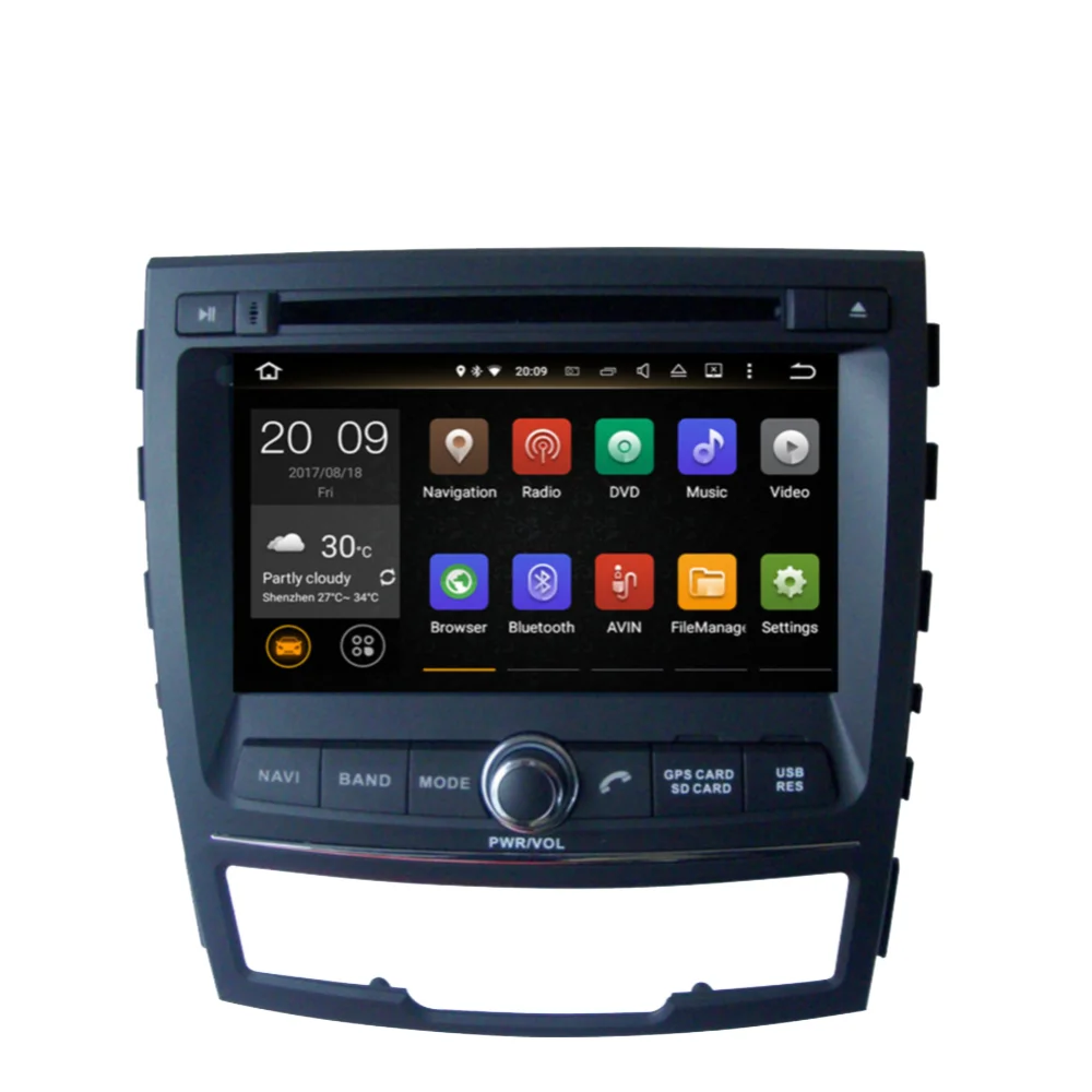 

4GB RAM Android 9.0 Octa Core Car DVD Radio Stereo For SsangYong Korando 2010-2012 Car GPS Navigation BT WIFI Multimedia Player