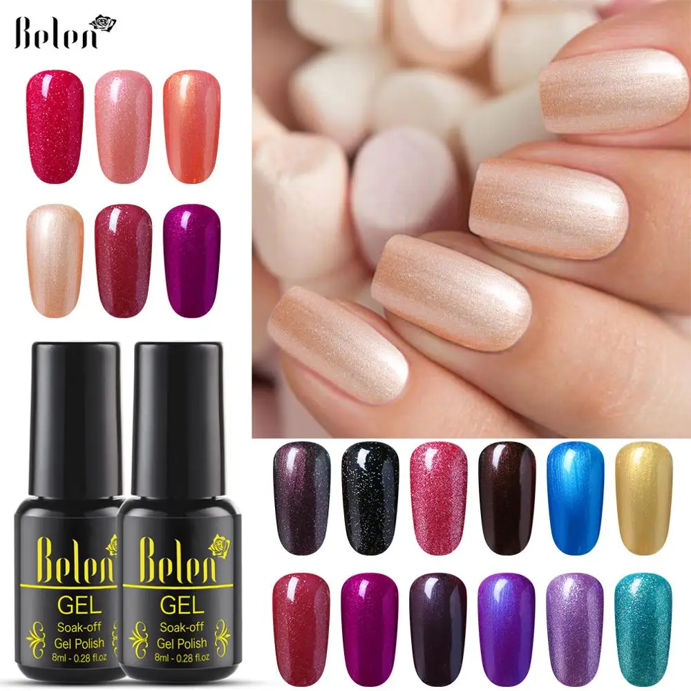 Belen 8 мл спиртовые съемные отмачиваемые гель лаки для ногтей Один Шаг Гель лак