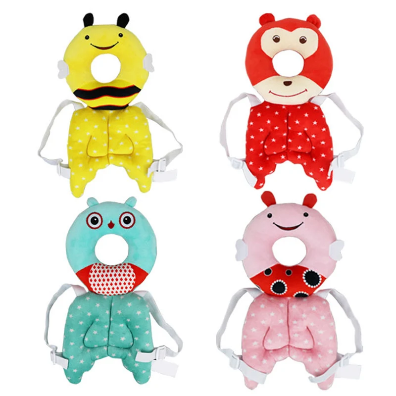 

Cute Baby Head Protection Pad Headrest Pillow Adjustable Back Protector Safety Cushion NSV775