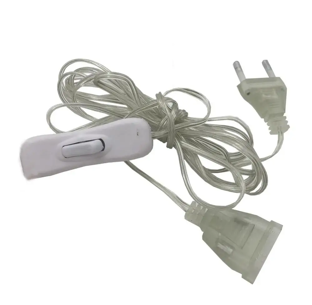 3M With Switch 2x2/3x2/3x3/6X3 м светодиодный светильник-Гирлянда для занавесок в виде сосульки, Рождественский Сказочный светильник, гирлянда, Свадебная вечеринка, настенная занавеска, гирлянда, светильник - Испускаемый цвет: 3M With Switch